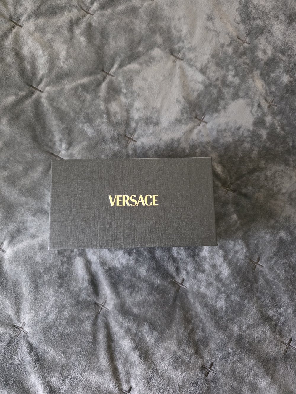 Versace Black Box with Gold Logo